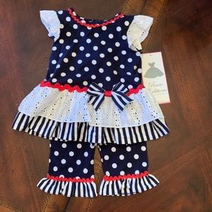 Girls 2 piece outfit Rare Editions NWT